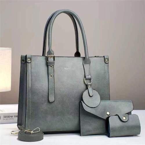 Bags for women  autumn and winter new European and American retro single shoulder crossbody bag high-end casual three-piece set mother-in-law handbag
