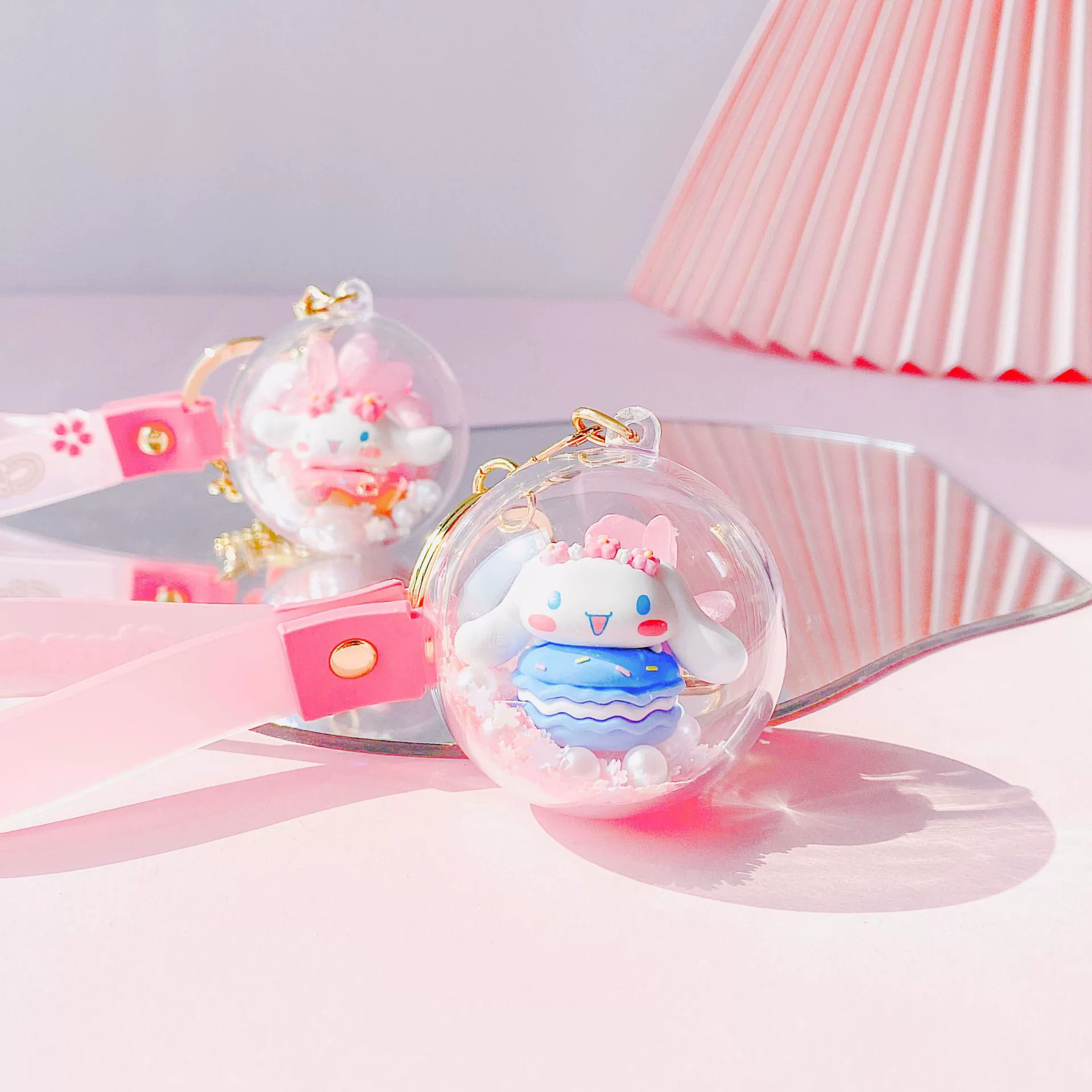 Sanrio, оригинальная кукла из ПВХ, креативный брелок, милый качающийся малыш, подвеска