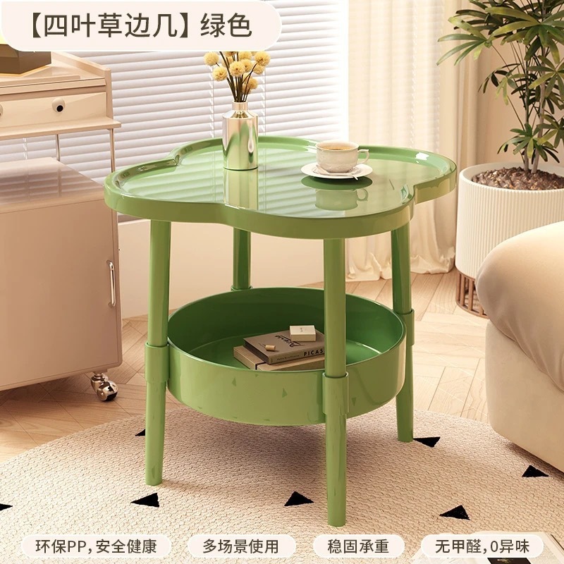 装飾品、ハイエンドのニッチな装飾品、コーヒーテーブル、リビングルーム、クリーム風味のベッドサイドテーブル、収納ラック、テーブル、高価値の装飾品|undefined