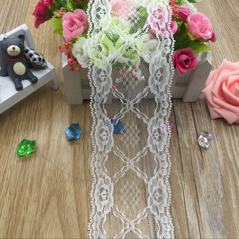 福建无弹蕾丝花边 现货供应 蕾丝花边 068# 宽度7CM