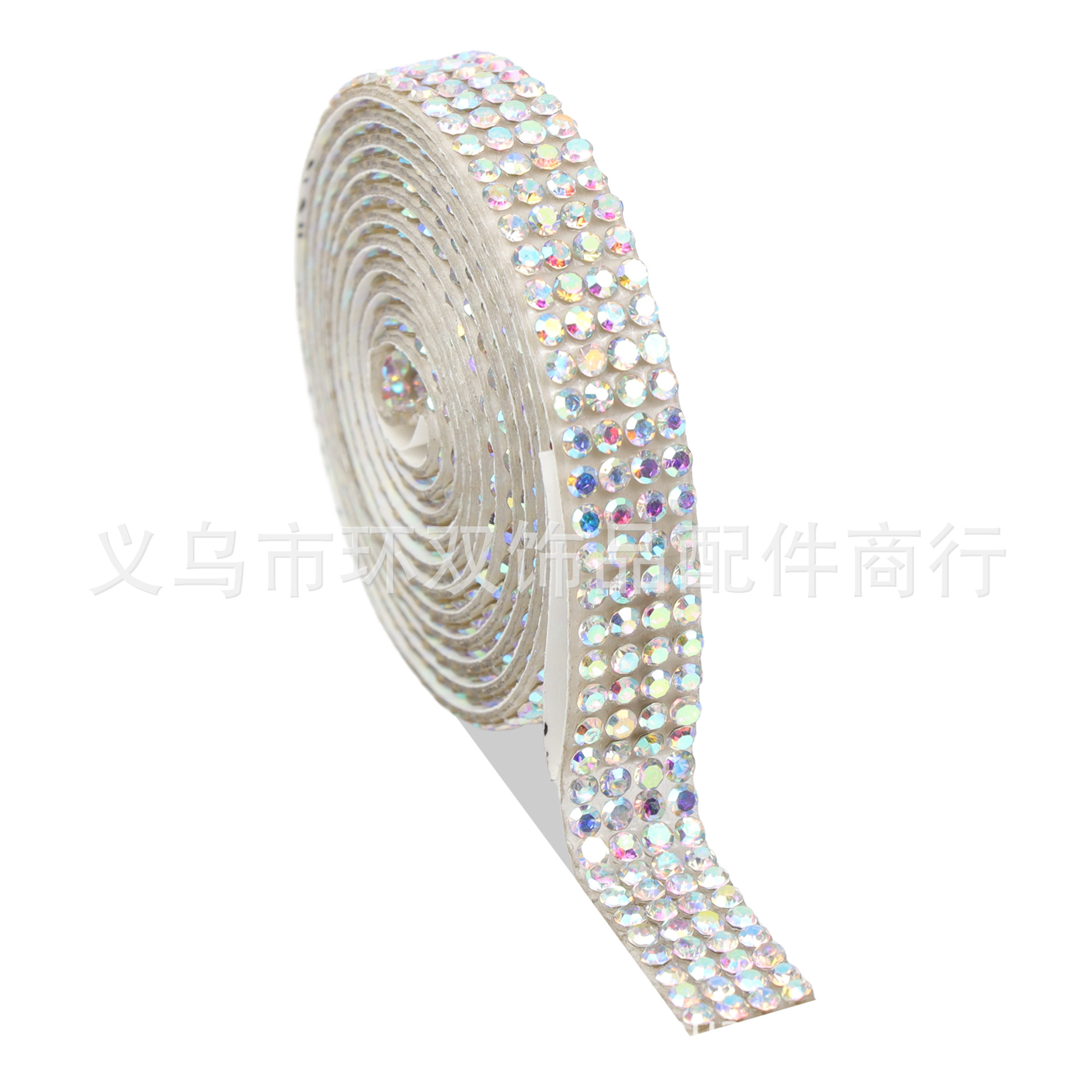 Código adhesivo de diamante de cristal, tira de diamantes de imitación, pegatinas de diamantes de flash autoadhesivas, accesorios de joyería, cinta de perforación autoadhesiva de bricolaje, accesorios de vestir image 8