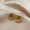 Advanced fashionable earrings, silver needle, Korean style, high-quality style, light luxury style, silver 925 sample