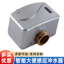 明装明管感应大便器厕所蹲便器冲水阀智能大便冲水器自动感应器