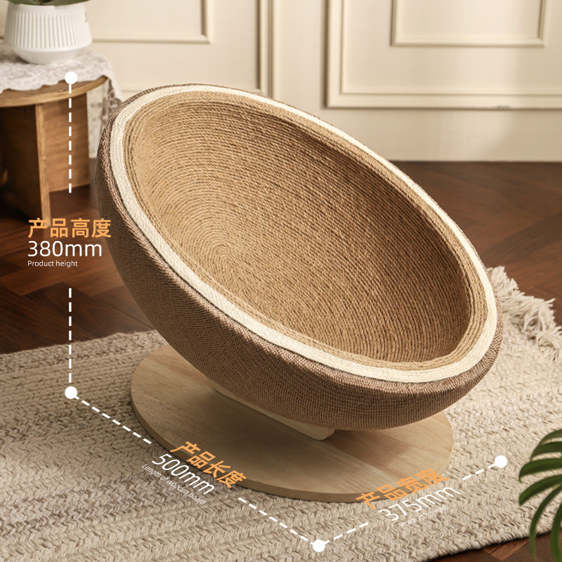 Nido de captura de gato con cáscara de huevo