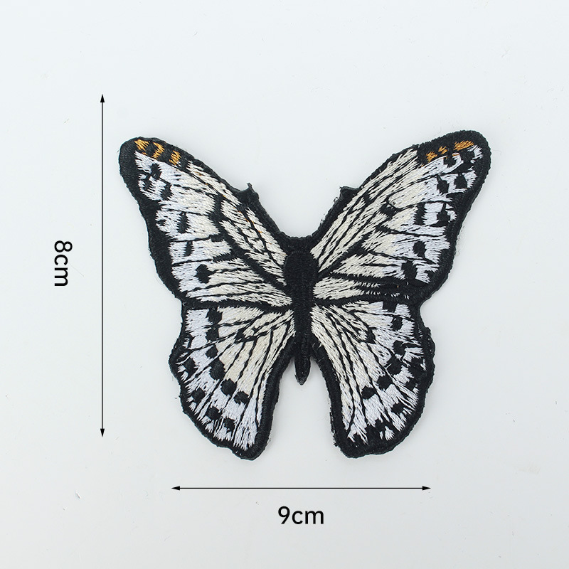 Círculo de bordado de computadora dibujos animados bordados pegatinas de tela letras bordadas pegatinas de toallas bordadas pegatinas de ropa zapatos sombreros