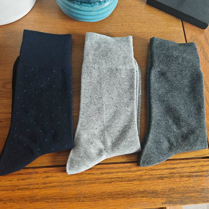 Blue breathable thin knee socks