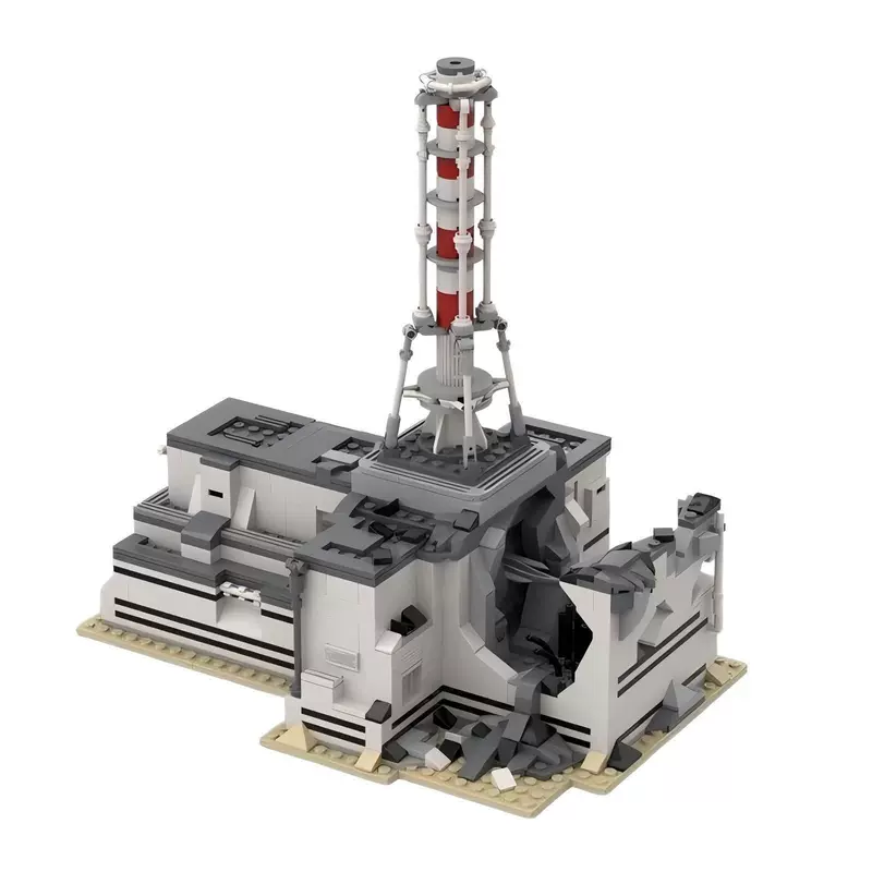 Конструктор MOC-124975 «Чернобыльская АЭС 1986» совместим с LEGO