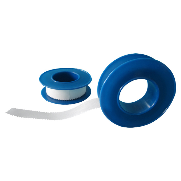 蓝芯白色丝绸粘性胶带，一次性医用胶带用于固定