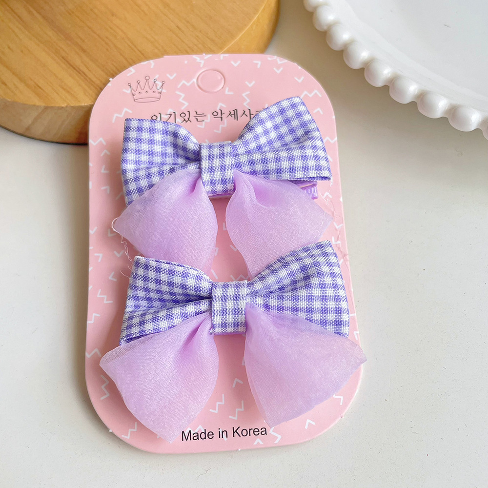 Holiday, Daily Occasion Women's Korean Style Bow Knot Polyester Hair Clip