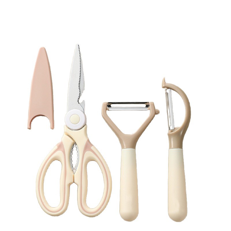 Cuchillo de peeling multifuncional cuchillo de frutas de acero inoxidable conjunto de herramientas de cocina cuchillo de peeling de papas artefacto de peeling image 6