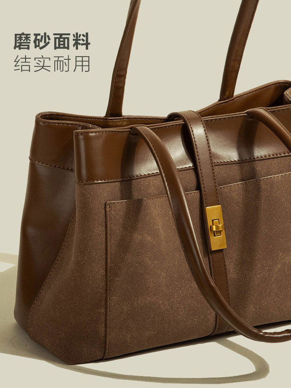 小众高级感大容量上班通勤包包女新款时尚手提托特包单肩包|undefined
