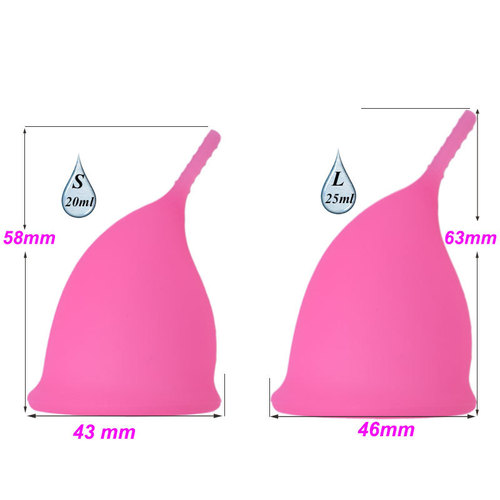 Cross-border silicone menstrual cup, swimmable menstrual cup, menstrual cycle recyclable maternal cup, daily rubber cup