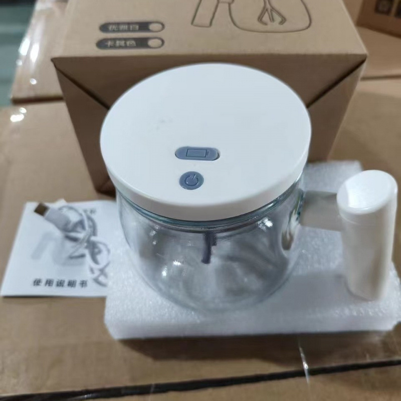 Multifuncional automático de acero inoxidable recargable taza de café perezosa de oficina de fabricación de taza rotatoria magnética