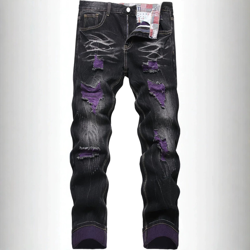 2026 New Summer Style Men's Loose Denim Casual Pants, Comfortable to Wear, Fashionable and Versatile