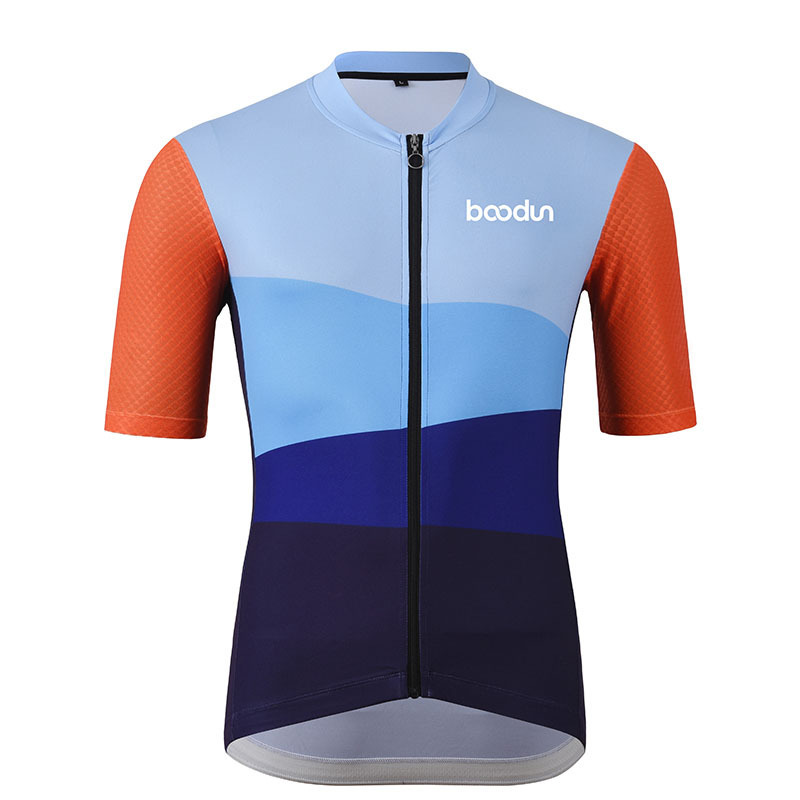 Sd0006 Cycling Clothing, Breathable and Sweat-Absorbent, Men's Cycling Clothing, Bicycle Sports Short-Sleeved Tops, Cycling Quick-Drying Road Bike Clothing