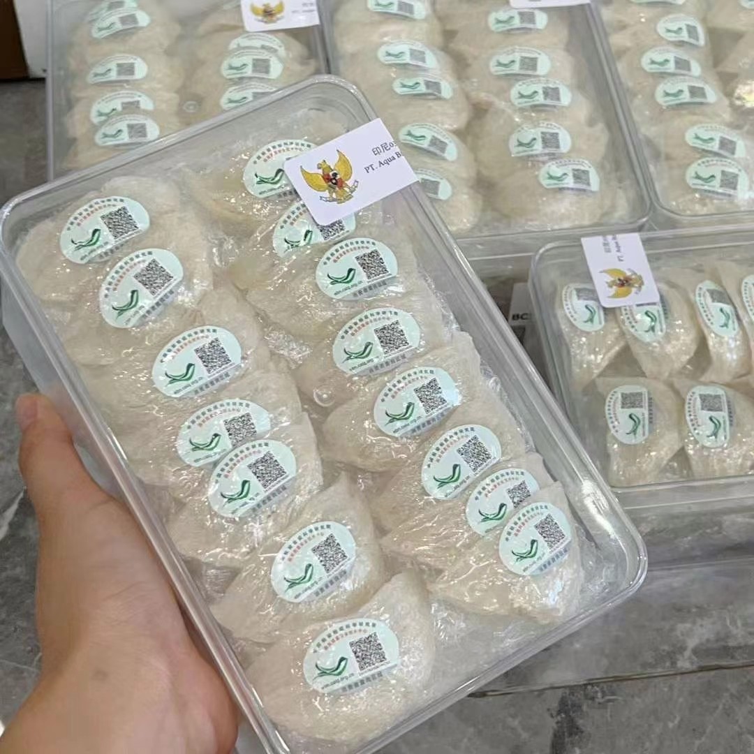 Edible Bird Nest Yan Wo Dry White Nest Strips 100g Natural Swiftlet Nest for Cooking details