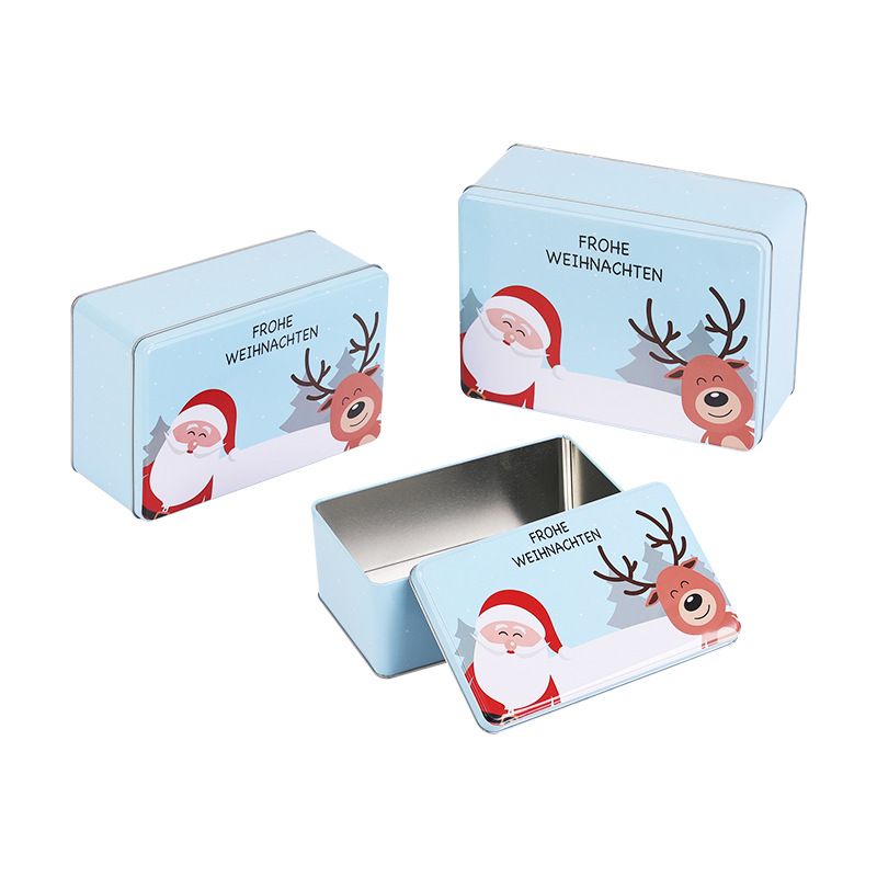 compact rectangular tin box