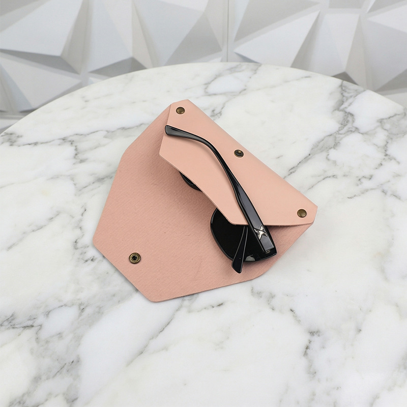 Glasses Case, Soft Anti-Scratch Glasses Protective Cover, Portable Leather Soft Case, Creative Myopia Glasses Case, Custom Logo Glasses Case, Soft Anti-Scratch Glasses Protective Cover, Portable Leather Soft Case, Creative Myopia Glasses Case, Custom Logo