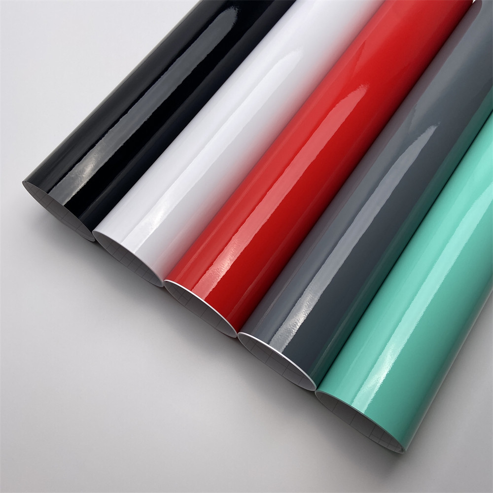 Transfronterizos de PVC brillante película de cambio de color de automóviles en blanco y negro, película de cuerpo brillante de automóviles, decoración interior de automóviles, flores de dibujo