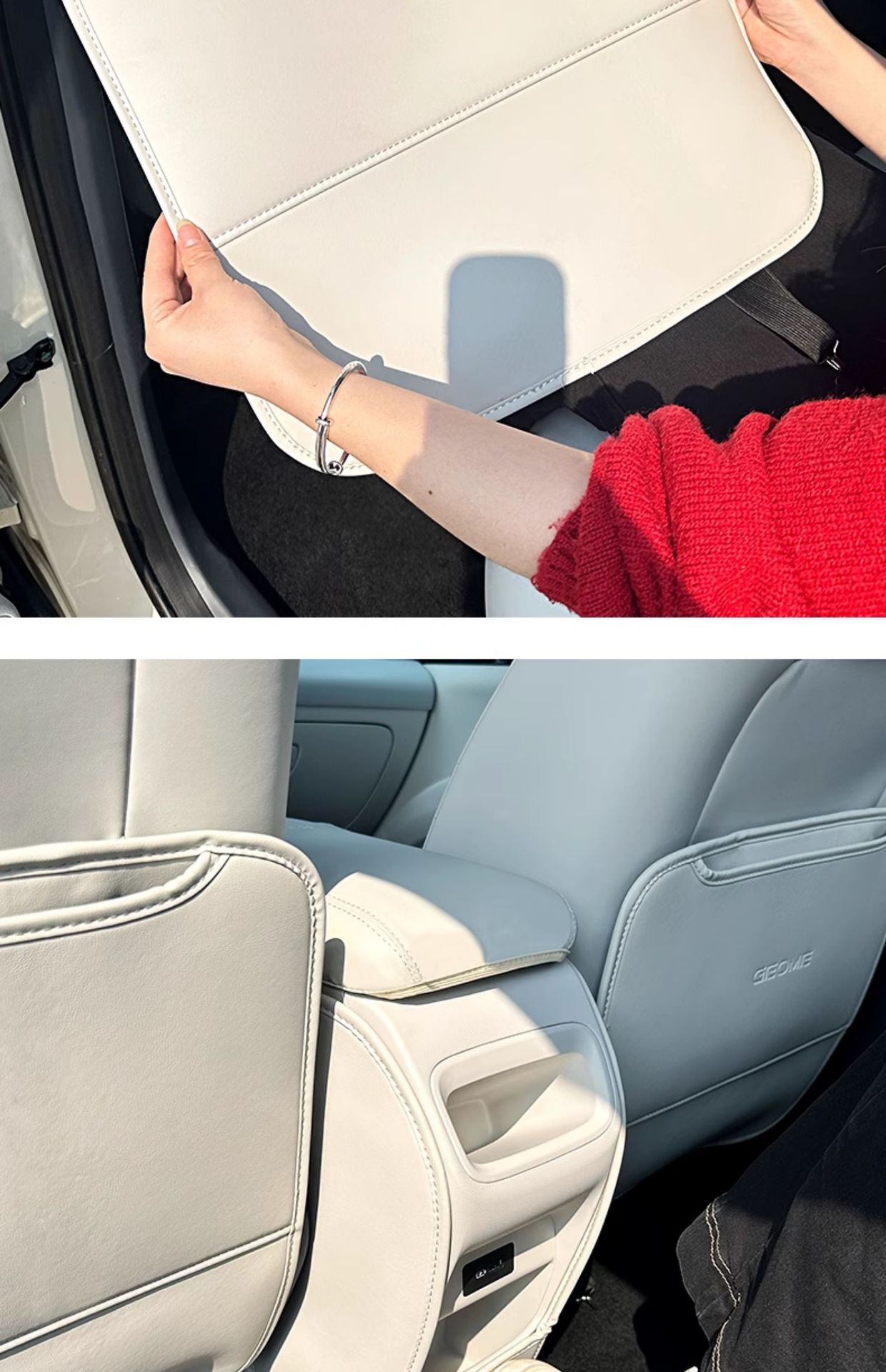 Suitable for Geely Xingyue car interior decoration, rear seat anti-kick pad, center console armrest box protective pad, full set of modification accessories