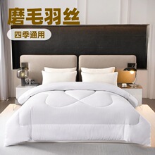厂家批发暖冬舒肤棉被冬被保暖纯色被芯加厚酒店宾馆春秋民宿暖绒
