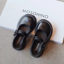 女童小皮鞋2025春季女宝公主鞋儿童单鞋玛丽珍黑色鞋子小女孩童鞋