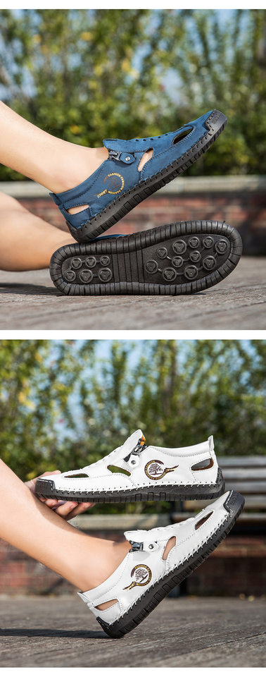 Dép sandal nữ bít mũi quai khâu thoáng khí chống trượt — F 6611m màu, F6611 hồng, F6611 kaki, F6611 màu vàng chi tiết 20