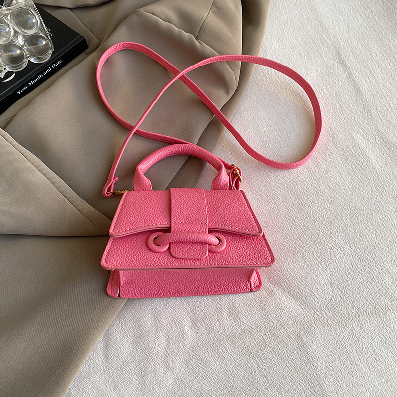 Este año, la moda coreana mini bolso otoño-invierno 2024 nuevo estilo extranjero bolso de hombro pequeño bolso cuadrado para mujeres