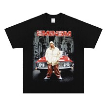 棉T欧码Eminemvintage艾米纳阿姆美国说唱歌手摇滚嘻哈美