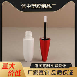 液体眼影腮红锥形红色瓶盖唇釉管彩妆化妆品亮面唇彩管厂家批发商