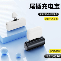 新ダブルプラグ22.5Wカプセル充電宝快充自帯線礼品カスタムロゴ移動電源クロスボーダー