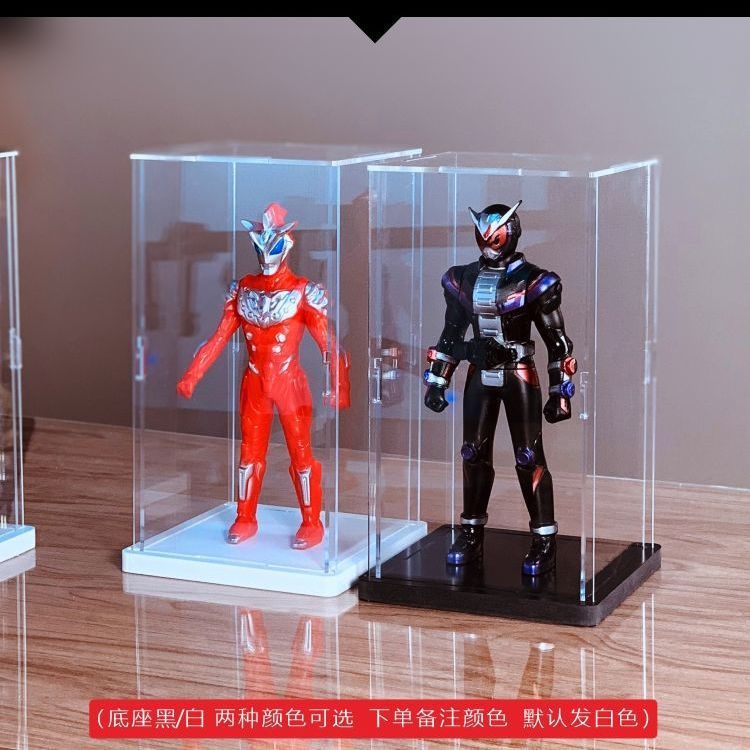 高透明亚克力板展示盒积木玩具手办收纳汽车高达模型专用防尘罩子