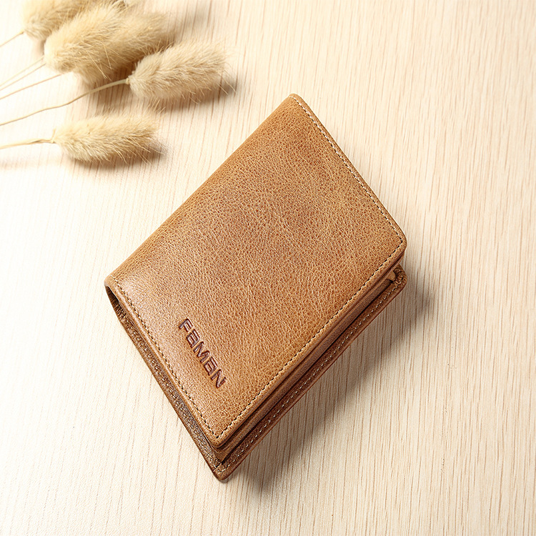 Funda para tarjetas de visita para hombre faman, tarjetero de negocios, tarjetero de cuero, tarjetero de piel de vaca de gran capacidad para múltiples tarjetas para mujer