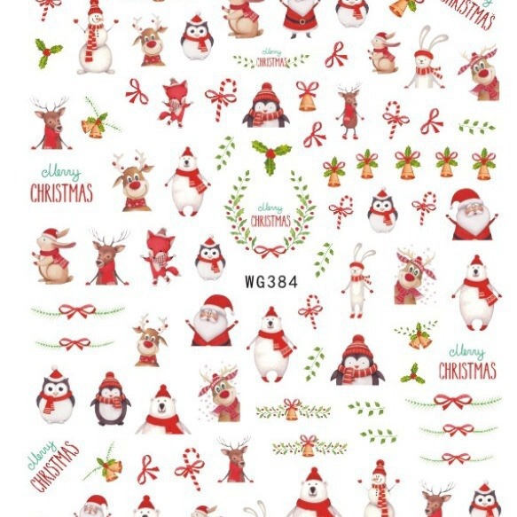 Christmas fake nails for nails for manicure