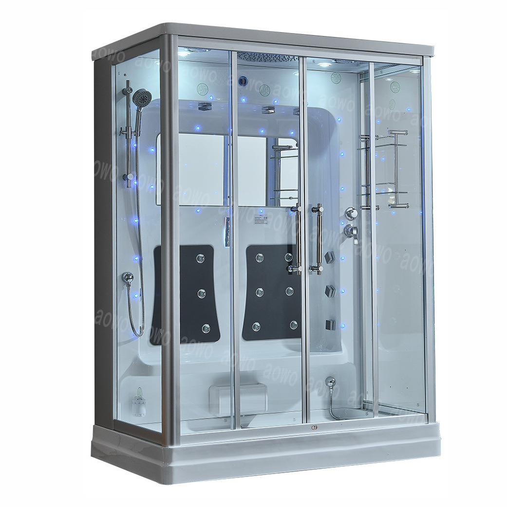 Ducha integral integral doble baño de pareja separación seca y húmeda sala de vapor acrílico independiente