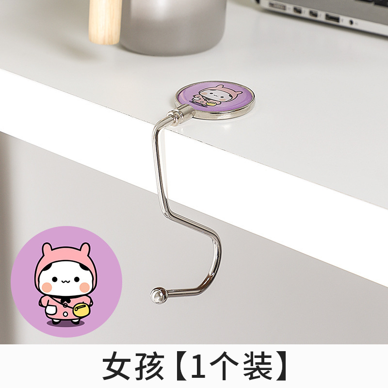 Schoolbag gancho estudiante escritorio lado colgando bolsa artefacto extraíble antiadherente libre bolsa portátil gancho