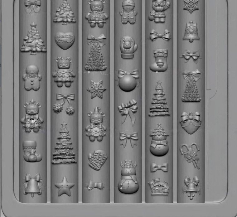 Molde de manicura amor arco en relieve flor ornamentos molde abrasivo alta permeabilidad estereoscópica DIY decoración molde de silicona