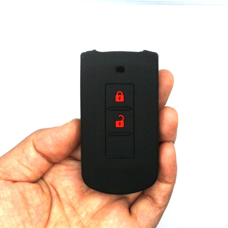 Mitsubishi Key Cover For Mitsubishi ASX Outlander Pajero Remote Case (Static Rod/Key Bag) - red