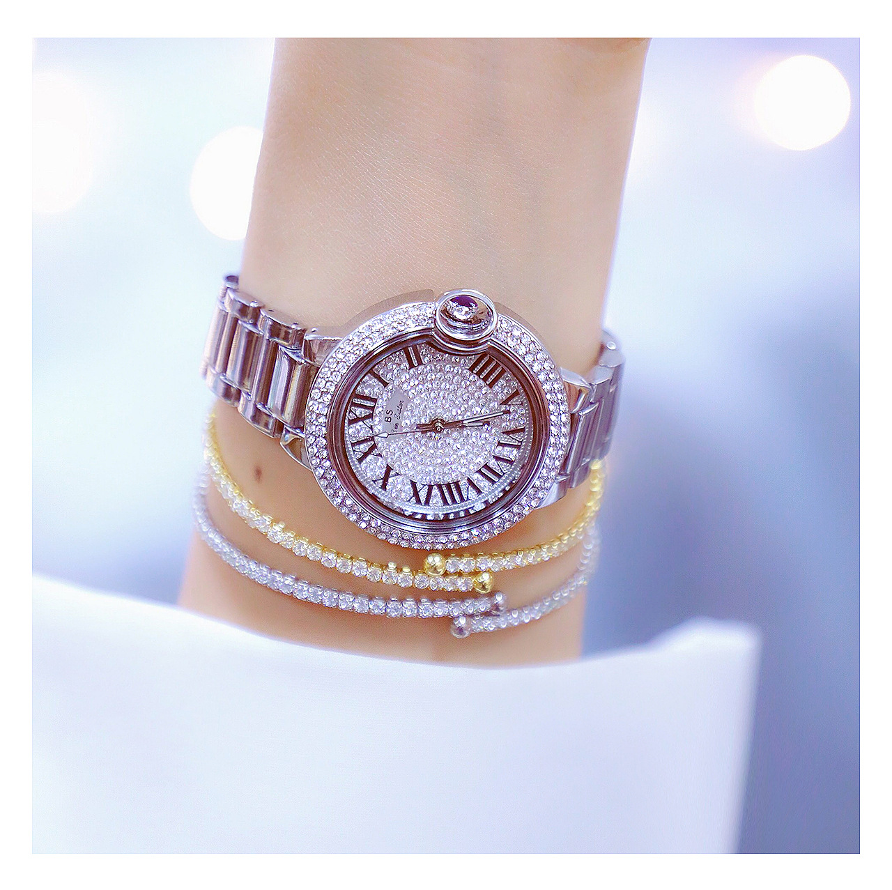 100g Weight Tempered Glass Mirror Material Alloy Strap Material Watch Classification Pointer+Number Display Type Jewelry Buckle Buckle Style Round Dial Shape Casual, Daily Occasion Quartz Movement Solid Color Pattern Women's Gender Simple Style, Classic Style Style Simple Style Classic Style Solid Color Jewelry Buckle Quartz Watch Women's Watches 13