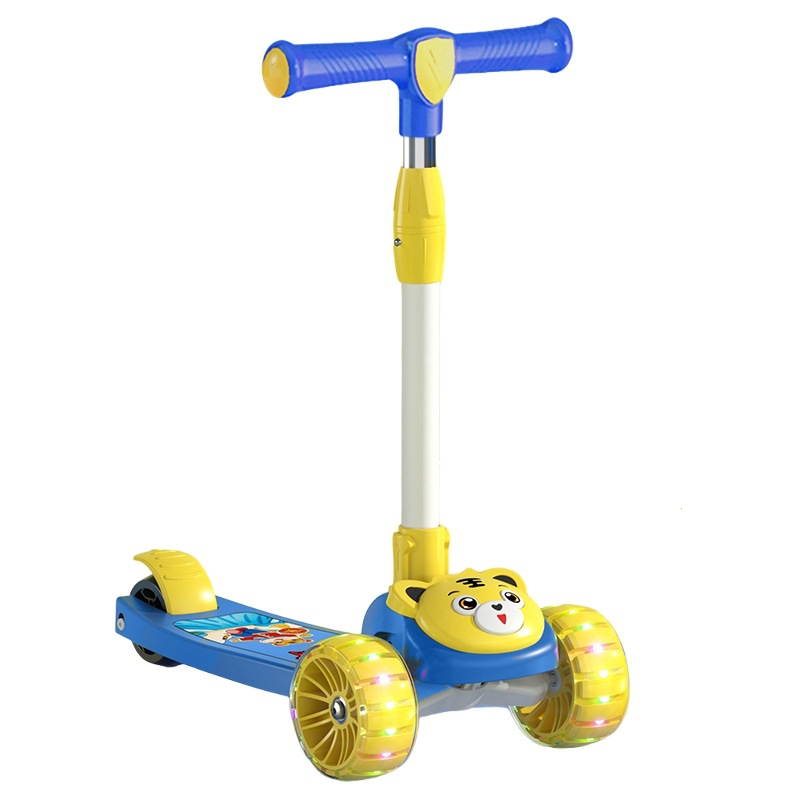 Factory Wholesale Cross-Border Scooter 2-3-6-8 Years Old Baby Toy Children's Scooter Portable Children's Scooter