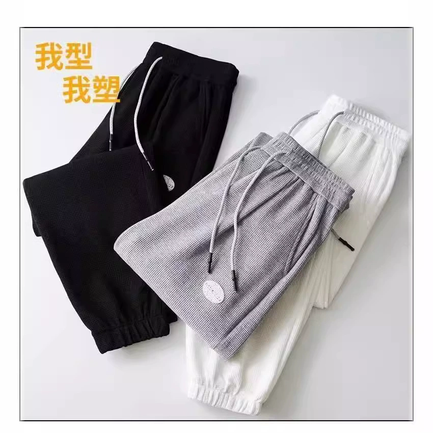 Вафли брюки Мужские спортивные брюки Мужские брюки Мужские брюки Мужские осенние и зимние японские приливы