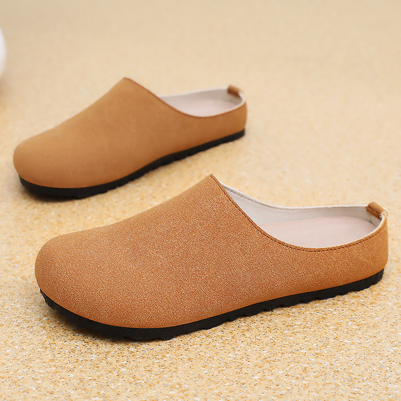 Bocken zapatos de mujer de verano nuevos zapatos de dopamina mitad zapatillas de zapatillas de cuero zapatos de moda image 3