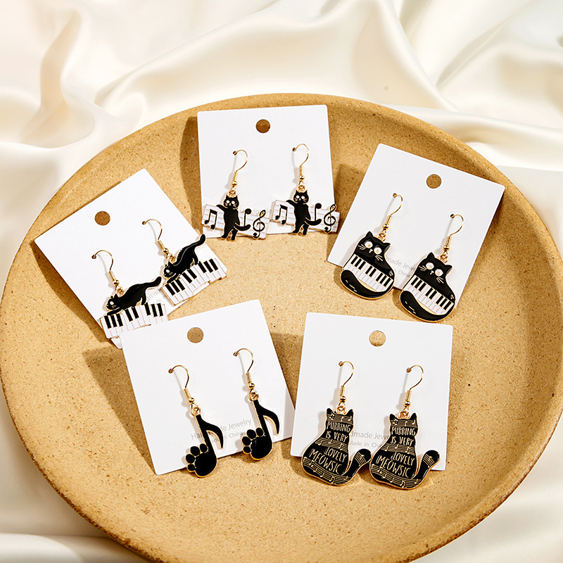 12g Weight Ear hook Classification 1 Pair Cute Sweet Animal Plating Alloy Ear Hook