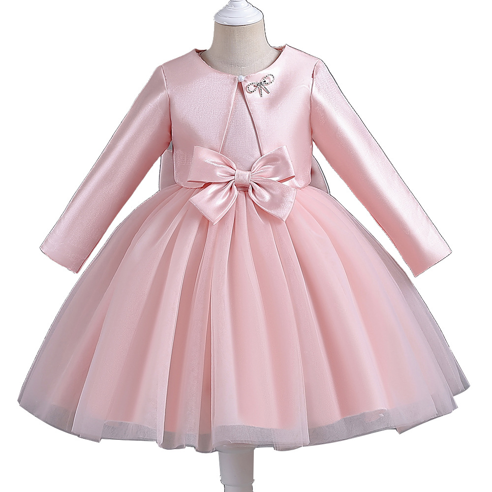 Children's Dress Princess Dress Girls' Summer New Dress Dress Flower Children's Festival Performance Little Girl's Piano Performance Dress