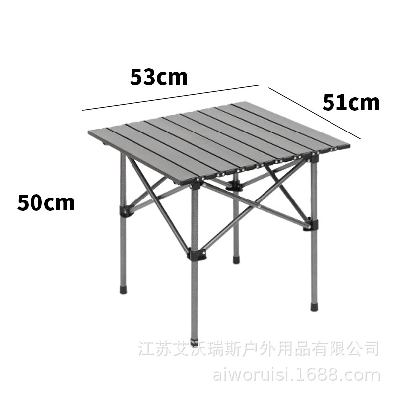 53cm 블랙 스퀘어 테이블