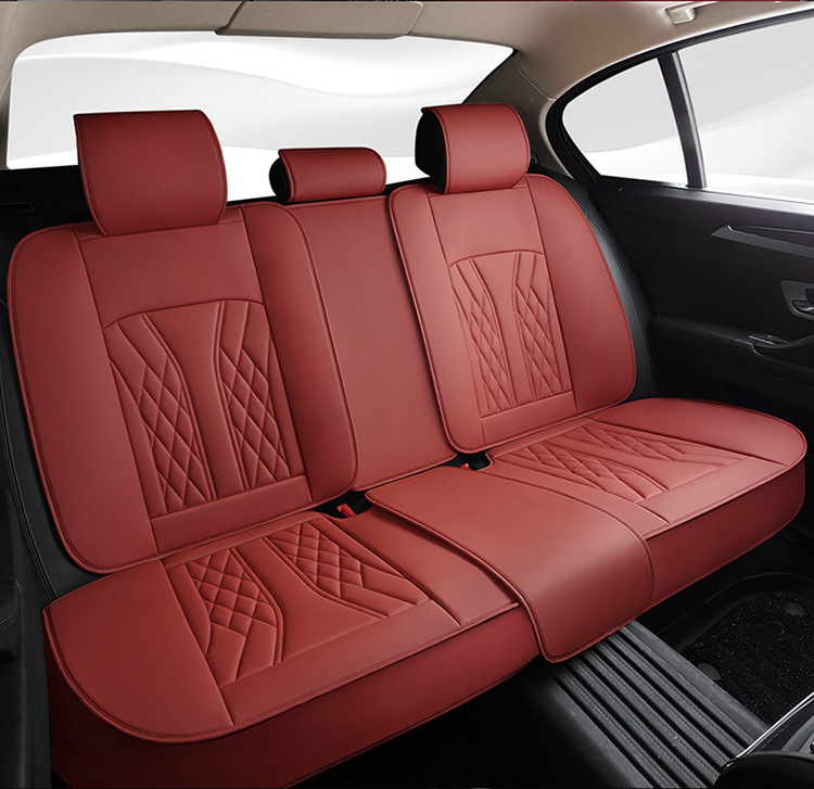 2026 New Model Full Leather Breathable Business-Style Universal Four-Season Full-Cover Car Seat Cushion Cover