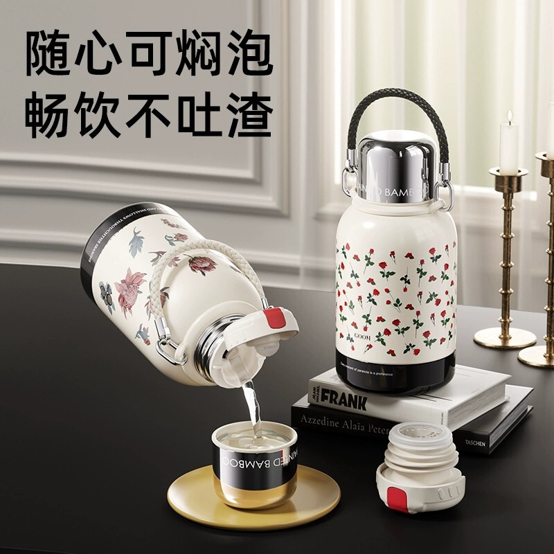 GOOM保温杯女生25新款家用高颜值大号大容量礼物外带儿童便携水壶|undefined