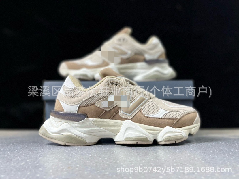 Zapatos Putian transfronterizos nb9060 amortiguador universal zapatos de papá aumentaron la altura transpirable de suela gruesa pareja zapatos deportivos casuales