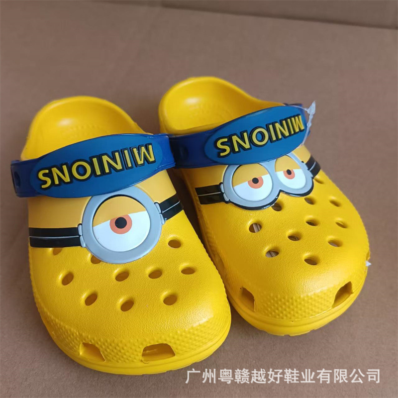 2025 Cross-Border Crocs Minions Boys and Girls Beach Shoes Sandals and Slippers Non-Slip Wear-Resistant Cartoon Manufacturers Wholesale 2025 Cross-Border Crocs Minions Boys and Girls Beach Shoes Sandals and Slippers Non-Slip Wear-Resistant Cartoon Manufacturers Wholesale