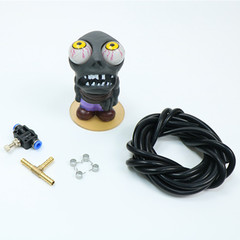 2022 Cross-border Car Model Personalized Car Turbo Burst Eye Plush Toy Turbocharger Pressure Relief Decorative Model